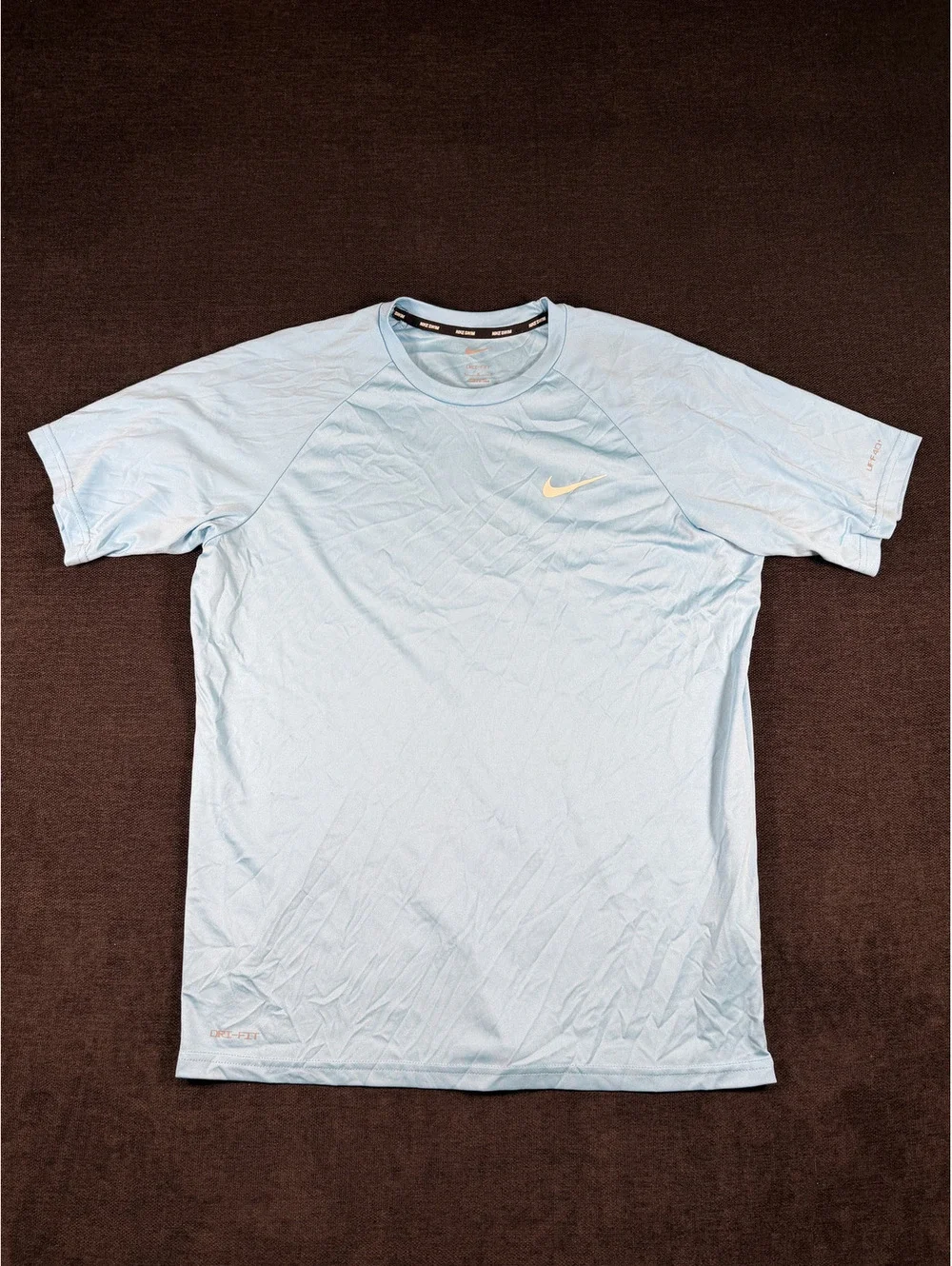 Nike Dri-FIT Light Blue Athletic T-Shirt Medium